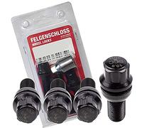 Tornillos antirrobo cónico 60° M12x1,5 26mm FBL-5126B compatible con Renault Clio Grandtour Clio II Kasten Clio III Fluence Grand Scén