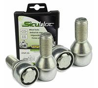 Tornillos antirrobo cónico 60° M12x1,5 30mm FSB-0217 compatible con Dacia Duster Logan Express Logan MCV Logan Pick-up Sandero