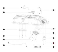 Tornillos Autofilettantes Robot NAVIMOW I108E ORIGINAL BLUEBIRD AB12.02.00.0165