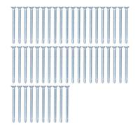 Tornillos Autorroscantes, 50Pcs, 4.2x50mm, Acero al Carbono Zincado - Alta Durabilidad, Resistente a la Corrosión, Uso en Reparaciones y Montajes (Cabeza plana)