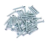 Tornillos Autorroscantes Autoperforantes M4.2x50 Plano, 50 Piezas - Alta Resistencia, Ahorro de Tiempo en Construcción, Para Estructuras Metálicas y Láminas Delgadas (M4.2 * 38(50PCS))