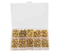 Tornillos Autorroscantes con Cabeza Avellanada, Kit de 1080 Piezas M2 M2.5 M3, Tornillos de Hierro Cruzados - Alta Resistencia, Fácil Instalación, Para Reparaciones y Montajes