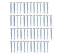 Tornillos Autorroscantes de 50 Piezas, 4.8x38mm, Acero al Carbono Zincado - Alta Durabilidad, Resistente a la Corrosión, Para Reparaciones y Montajes en Hogar y Oficina (Cabeza plana)
