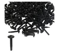 Tornillos autorroscantes de acero inoxidable, juego surtido de sujetadores de madera de alta resistencia con cabeza avellanada Phillips Pan Truss(25mm,100pcs)