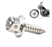 Tornillos autorroscantes de acero inoxidable,Tornillos autorroscantes para paneles de yeso - de titanio M5 15, tornillos hexagonales externos huecos para coches, reparación de