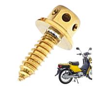 Tornillos autorroscantes de acero inoxidable | Tornillos autorroscantes para paneles de yeso, de titanio M5 15, tornillos hexagonales externos huecos para coches, reparación de