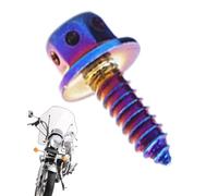 Tornillos autorroscantes de acero inoxidable | Tornillos metálicos autorroscantes modificados para paneles de yeso y metal | hexagonales externos huecos de titanio de acero inoxidable 304 M5