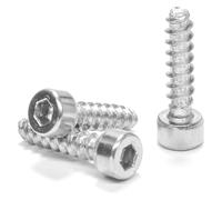 Tornillos autorroscantes de cabeza hexagonal acero inoxidable | M2-M5 10/20/30/50 piezas Escenario de uso: metalurgia, bricolaje, fijación industrial(M4x10mm 20pcs)