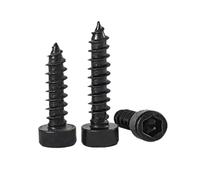 Tornillos autorroscantes de cabeza hexagonal de grado 8.8 negros HA for muebles(10mm)