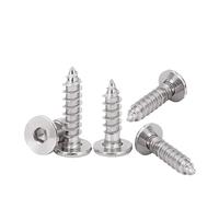 Tornillos autorroscantes de cabeza hexagonal ultrafina de acero inoxidable 304, M2, M2.6, M3, M4, M5, M6, for madera(20mm,M3 20Pcs)