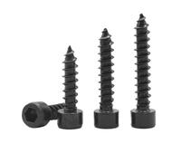 Tornillos autorroscantes de cabeza hueca hexagonal acero al carbono negro grado 8., M1.7, M2, .2, .3, .5, .6, M3, ., M4, M5, 10-50 unidades(12mm,M3.5 (20pcs))