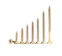 Tornillos autorroscantes de cabeza plana acero aleado | Color Zinc Múltiples tamaños for paneles de yeso y tableros de fibra(M3x12mm(50pcs))