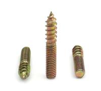 Tornillos autorroscantes de doble punta M4 M5 M6 30/60 piezas de acero al carbono galvanizado(60pcs,M5x25mm)