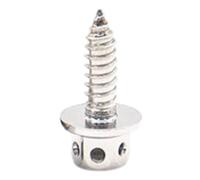 Tornillos autorroscantes metálicos | Tornillos autoperforantes de acero inoxidable 304, autorroscantes de titanio M5 15, tornillos hexagonales externos huecos para coches, reparación de autom