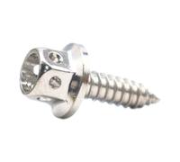 Tornillos autorroscantes metálicos - Tornillos metálicos autorroscantes modificados para paneles de yeso y metal | de titanio M5 15, tornillos hexagonales externos huecos para