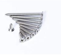 Tornillos autorroscantes Phillips de cabeza plana, Acero inoxidable 304, tornillos de cabeza avellanada cruzada, tornillos autorroscantes, tornillos de gong de cabeza plana-3.9 * 45(Orange 5.5 * 70)