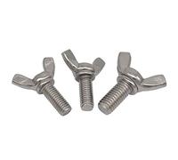 Tornillos autorroscantes, Tornillos de mariposa Tornillo acero inoxidable 304 Perno DIN316 Pernos grifo M4/M5*6-45(M4x60 2pcs)