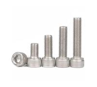 Tornillos avellanados, 8/10/20/30 Uds M3 M4 M5 longitud 4-50mm 304 Acero inoxidable Metal roscado métrico interior hexagonal máquina pernos Hardware sujetador(5mm (30pcs),M5)