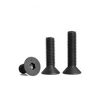 Tornillos avellanados de zócalo de máquina 5 piezas de fijación hexagonal Socket cabeza plana Allen Key Bolt - M3x16mm