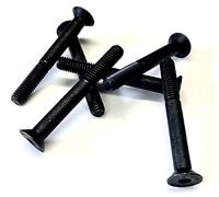 Tornillos avellanados M6 x 50 de alta resistencia 10.9 NEGRO PACK DE 6