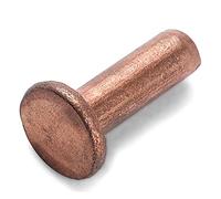 tornillos avellanados, Remaches sólidos de cabeza plana M4 X 4mm-30mm, sujetadores percusión métricos lisos que no se caen, 20 piezas(M4 x 5mm)