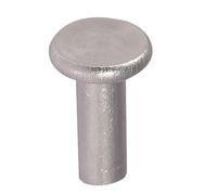 tornillos avellanados, Remaches sólidos de cabeza plana M8 X 16mm-50mm, sujetadores percusión métricos lisos que no se caen, 20 piezas(M8 x 25mm)