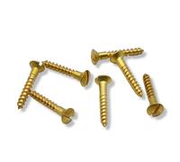 Tornillos De Madera DIN 95 Cincel Lenteja Cabeza Avellanada De Latón Inoxidable