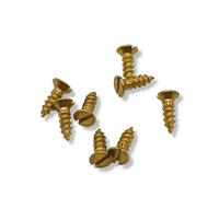 Tornillos Para Madera Avellanados DIN97 Con Ranura Longitudinal Latón