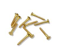 Tornillos Para Madera DIN 97 Latón Cabeza Avellanada Ranura Longitudinal