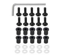 Tornillos Carenado Compatible Con Yamaha M5 Piezas Generales Carenado De Motocicleta Para Kit De Pernos Tornillos De Parabrisas Tuercas De Pozo Arandelas Kit De Sujeción De Parabrisas