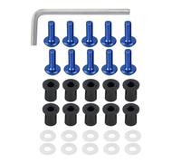Tornillos Carenado Compatible Con Yamaha M5 Piezas Generales Carenado De Motocicleta Para Kit De Pernos Tornillos De Parabrisas Tuercas De Pozo Arandelas Kit De Sujeción De Parabrisas