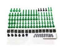 tornillos carenado moto Compatible Con Para Nijia Piezas De Motocicleta Carenado CNC Para Kit De Pernos Tornillos Para El Cuerpo(Green)