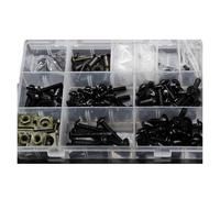 Tornillos Carenado Moto para HON@&DA CBR600RR CBR 600 RR CBR600 RR 2003 2004 2005 2006 Kit Completo De Tornillos De Carenado Tuercas De Velocidad Tornillos De Cubierta Lateral De Motocicleta(Black1)