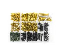 Tornillos carenado Motocicleta 195 Unids/set Piezas Generales Motocicleta Parabrisas Guardabarros Tornillos Pernos Carenado Kit Tornillos Clips Tuerca Sujeciones Coloridas Tornillos Piezas Motocicleta