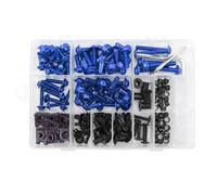 Tornillos carenado Motocicleta 195 Unids/set Piezas Generales Motocicleta Parabrisas Guardabarros Tornillos Pernos Carenado Kit Tornillos Clips Tuerca Sujeciones Coloridas Tornillos Piezas Motocicleta