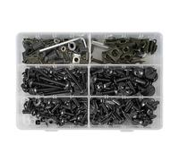 Tornillos carenado Motocicleta Compatible Con Suzuki M5 M6 Piezas Generales Tornillos Terminal De Batería Motocicleta 253 Piezas Pernos Motocicleta Tornillos Arandelas Carenado Para Kit Pernos