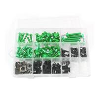 Tornillos Carenado Motocicleta Tornillos Parabrisas Para Z250 Z300 Z400 Z650 Z750 Z800 Z900 Z900RS Z1000 Z1000SX(Green)