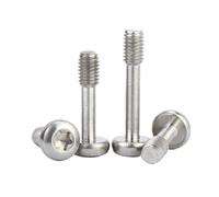 Tornillos cautivos de cabeza plana redonda Torx de seis lóbulos de acero inoxidable 304 A2 M3 M4 M5 M6 M8 Pernos anticaída de media punta(M3x20mm-20pcs)