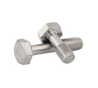 Tornillos cautivos hexagonales exteriores de acero inoxidable 304 A2, pernos antiaflojamiento de cabeza hexagonal, tornillo de media punta M5 M6 M8 M10 M12 M14 M16(QTY 1pcs,M6x12mm)