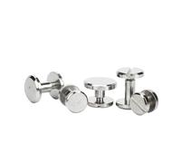 Tornillos Chicago de encuadernación de latón, remaches for uñas, niquelados, for álbum de fotos, calendario, recetas, menú, cinturón, sujetadores de billetera, 10 Uds.(6mm)