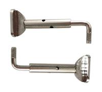 Tornillos Chinrest De Metal - Juego De Abrazaderas De Reemplazo De Violín | 2x Tornillos De Descanso De Mentón Para Instrumentos De Cuerda | Piezas Musicales Precisas En Forma Para Los Estudiantes |