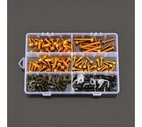 Tornillos Clips Kit De 186 Tornillos Para Carenado Motocicleta Para Para CBR900RR Para CBR929 Para CBR954 Para CBR1000RR Pernos Sujetadores Set Tuercas Pernos Carenado