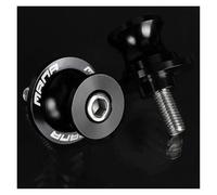 Tornillos CNC Aluminio Tornillo del Soporte PARA MANA 2009-2016 6MM Accesorios De Motocicleta En Aluminio CNC Tornillos Del Soporte Del Deslizador De Carretes Del Basculante(6MM Black LOGO)
