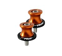 Tornillos CNC Aluminio Tornillo del Soporte Para YZF R1 R3 R6 R7 R25 1999-2022 Accesorios Para Motocicleta: Tornillo De 6 Mm Para Deslizador De Carretes De Basculante(Orange (R6))