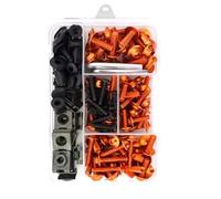 Tornillos Compatible Con Vespa Para GTS 250 300 Para Sprint Para Primavera 150 GTV LXV PX 195 Uds Kit De Tornillos De Carenado De Motocicleta Clips De Tuerca