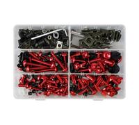 Tornillos Compatible Con Yamaha Para YZF-R1 Para FJ1200 FZR1000 FZR600R TZ250 TZ350 YSR50 253pcs Aluminio Parabrisas Tornillos Carenado Para Kit Pernos