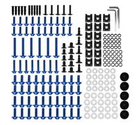 Tornillos Cubierta Kit Kit De Tornillos Y Tuercas Para Carenado Motocicleta Para R1150RT R 1150 RT 1150RT Clips Fijación Para Carrocería Motocicleta Tuercas Pernos(Azul)