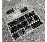 Tornillos cuerpo Kit Completo De Tornillos Y Pernos De Carenado Motocicleta Para Yamaha FZ1 R3 R6, Para Tracer 900, 700, TDM 900, YZF R125, XSR700.(Negro)