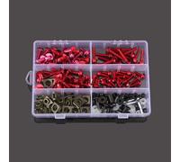 Tornillos cuerpo Pernos De Carenado Para Motocicleta, Tornillos De Carenado, Sujetadores De Carenado Para CBR600RR CBR600 F2 F3 F4 F4I F5 CBR1000RR CBR 1000(rojo)