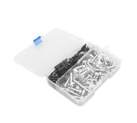 Tornillos cuerpo Tornillos De Carenado De Carcasa De Motocicleta Modificados Para Yz Dz Bws Ybr 125 R125 Tmax T Max 530 500 560 Dx Nmax 125 155 160(Plata)